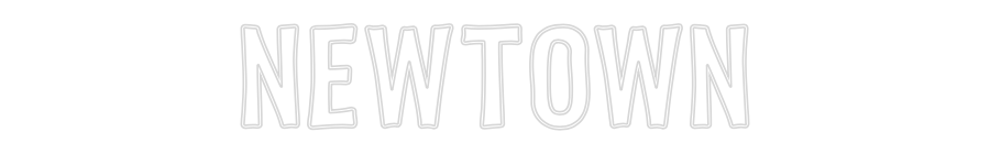 Custom Neon Sign Online Editor NEWTOWN