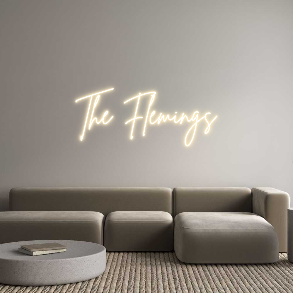Custom Neon Sign Online Editor The Flemings