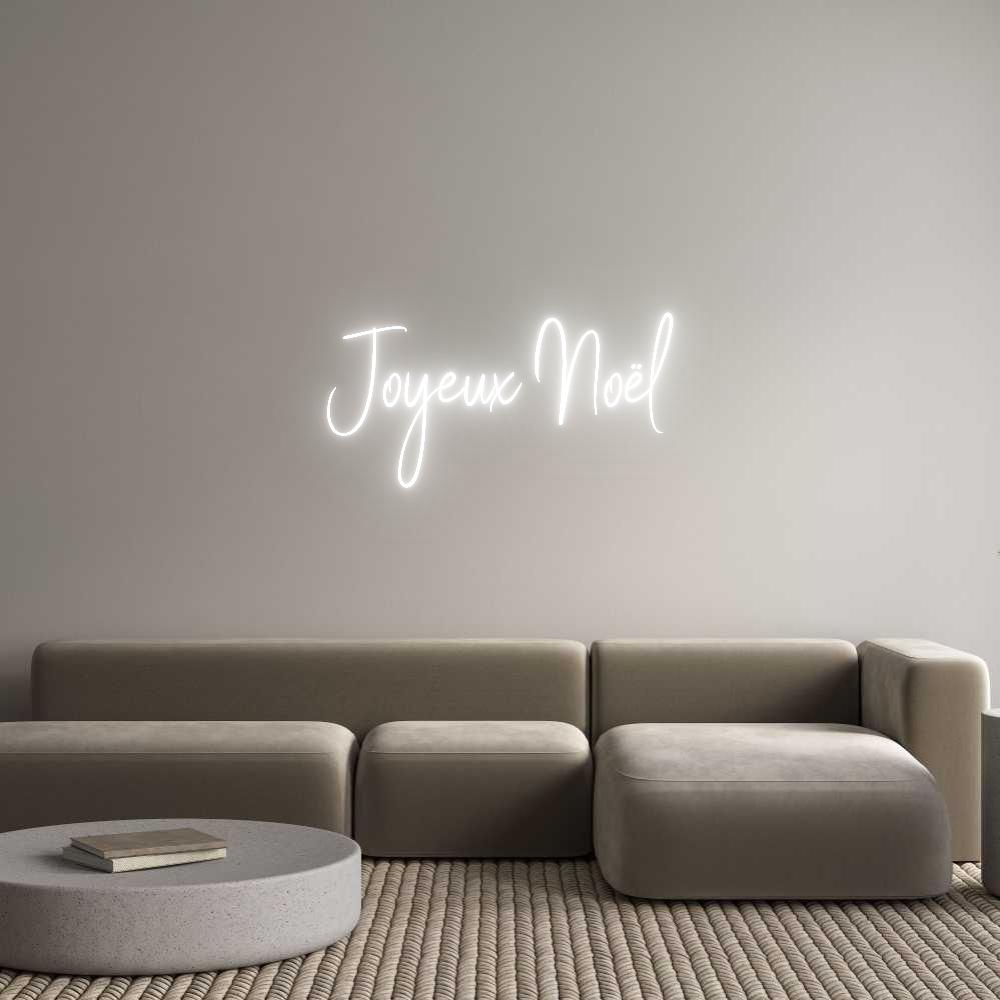 Custom Neon Sign Online Editor Joyeux Noël