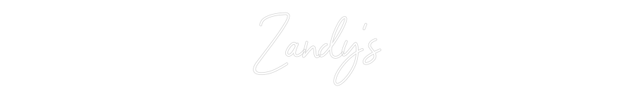 Custom Neon Sign Online Editor Zandy’s