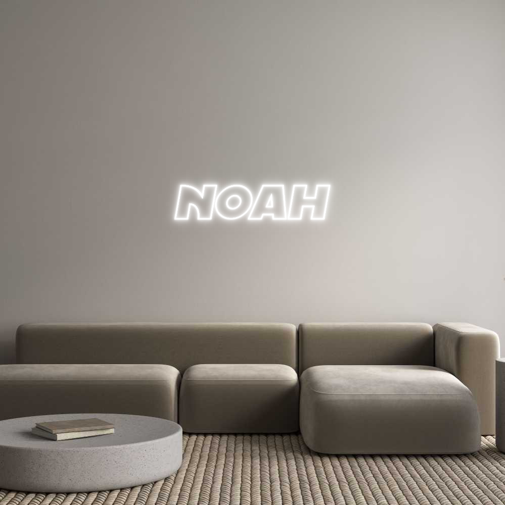 Custom Neon Sign Online Editor Noah