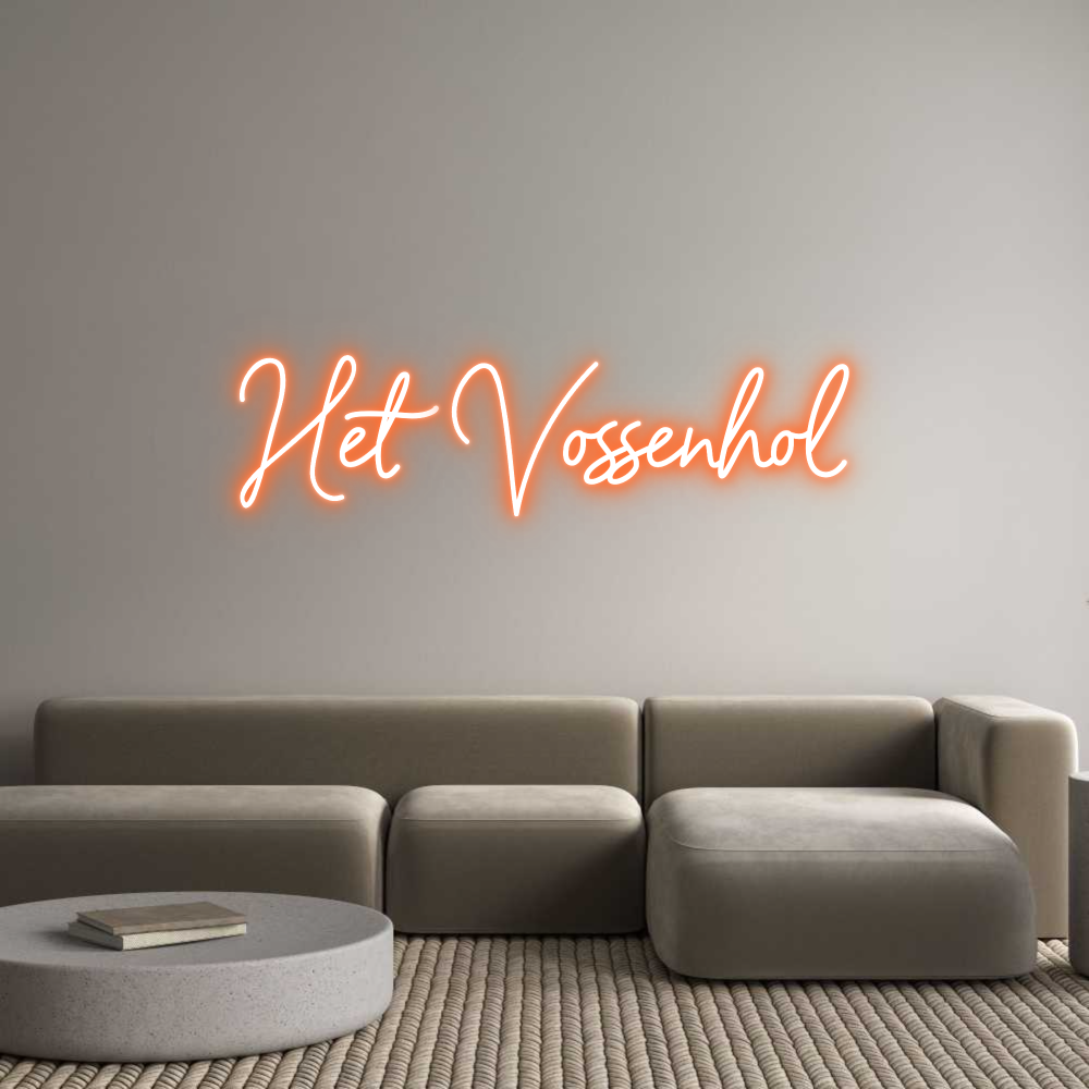 Custom Neon Sign Online Editor Het Vossenhol