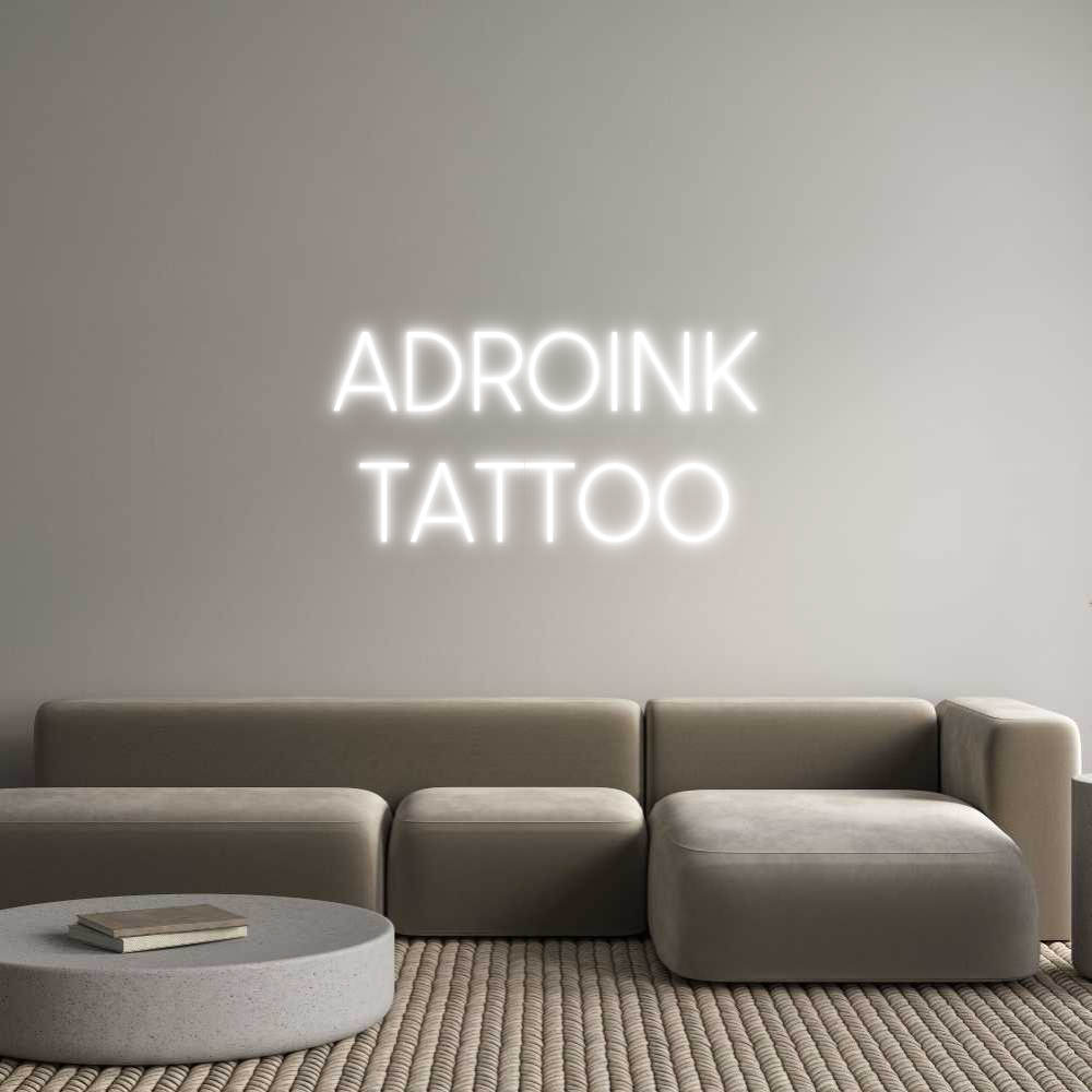 Custom Neon Sign Online Editor ADROINK
TATUERING