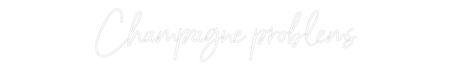 Custom Neon Sign Online Editor Champagne pro...