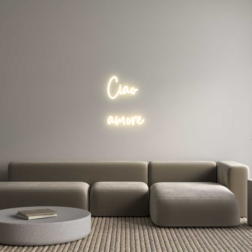 Custom Neon Sign Online Editor Ciao
amore