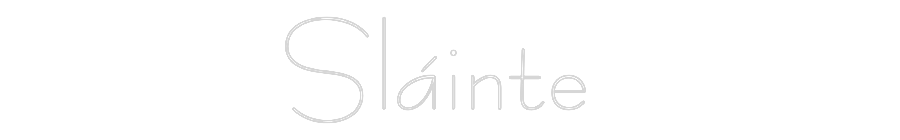 Custom Neon Sign Online Editor Sláinte