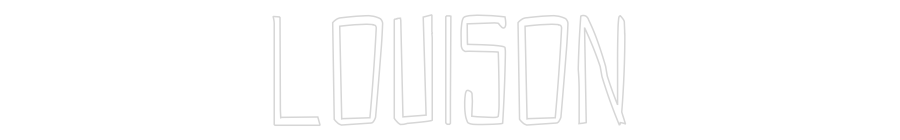Custom Neon Sign Online Editor Louison