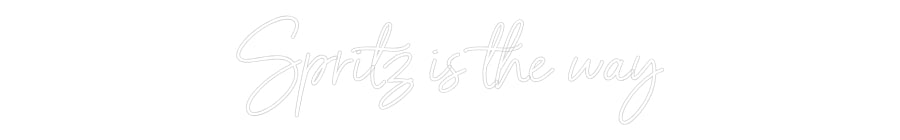 L'editor online di insegne al neon personalizzate Spritz è...