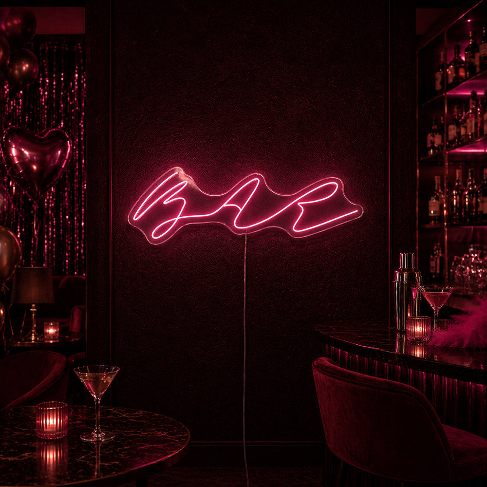 Capas de guiones de bares Led Neon Sign - Hecho en Londres Club Pub Neon Signs