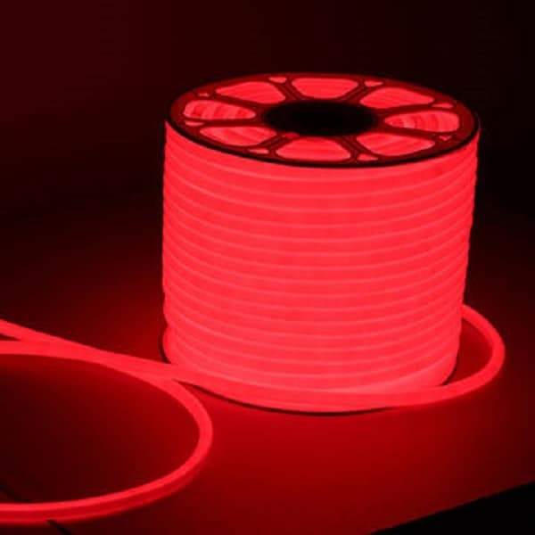 luzes vermelhas em forma de fita