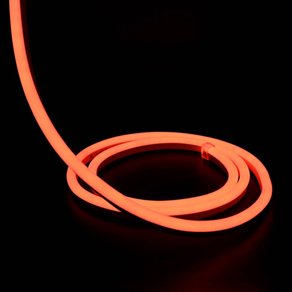 Korallorange 8x16mm 240V neonremsa