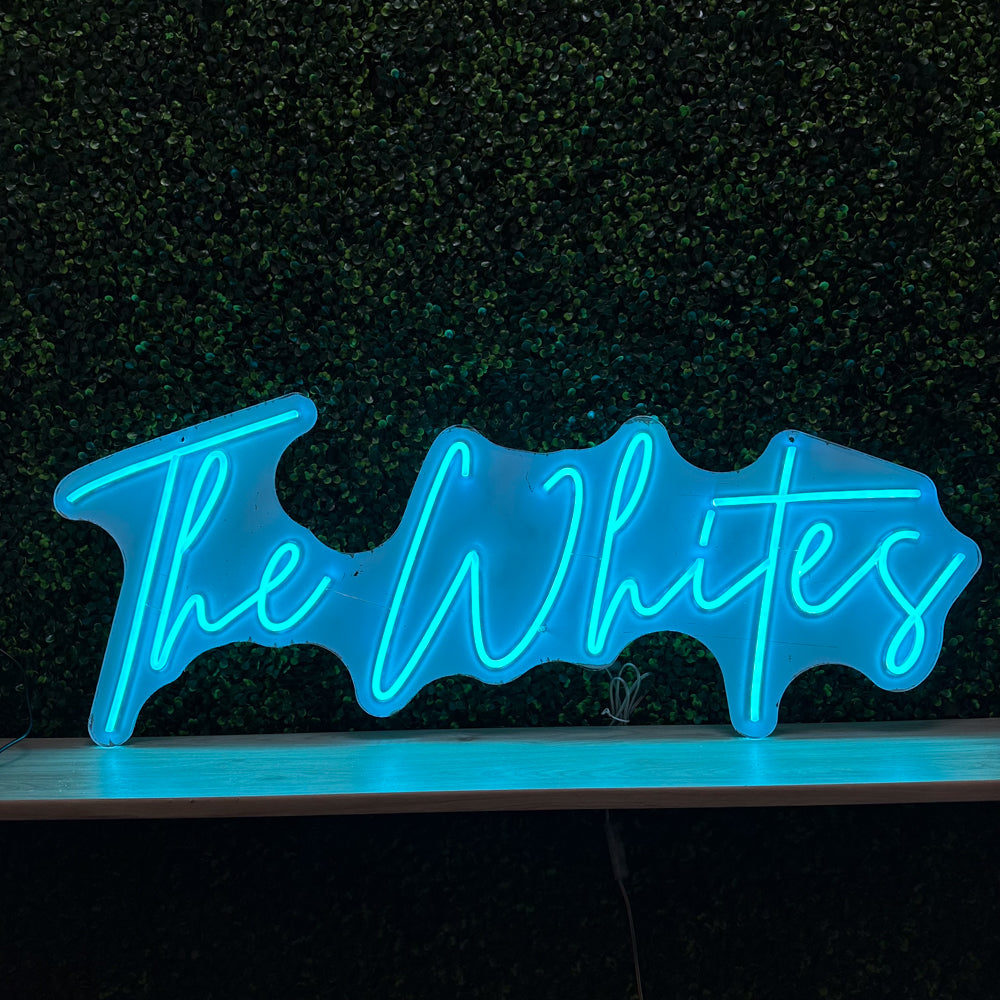 The Whites RS LED-Neonschild – hergestellt in London