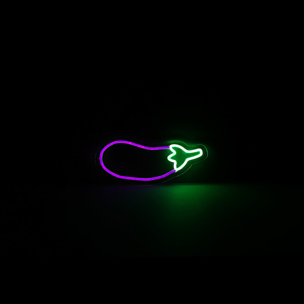 Aubergine RS LED Neonschild