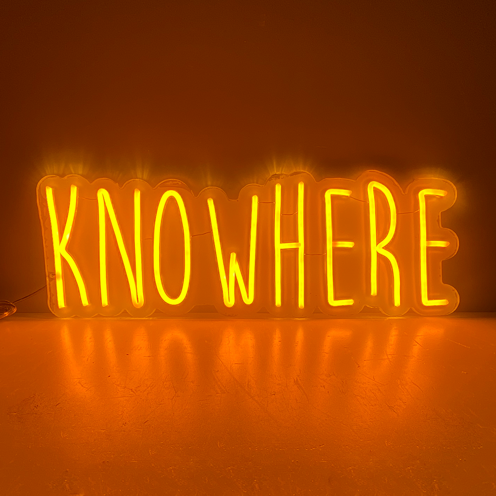 Knowhere RS LED neonskilt