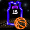 Basketball Jersey Part Custom LED Neon Sign