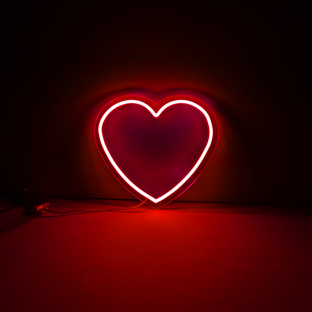 Heart RS LED Neon Sign