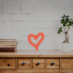 Heart LED Desktop Neon Sign  - Planet Neon Made in London Neon Signs