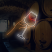 Wine Glass LED Neon Sign - LED Neon Signs Made In London