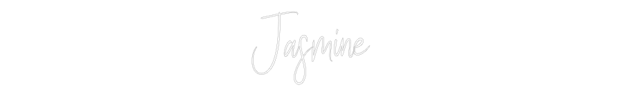 Custom Neon Sign Online Editor Jasmine