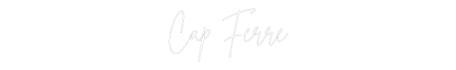 Editor online di insegne al neon personalizzate Cap Ferré