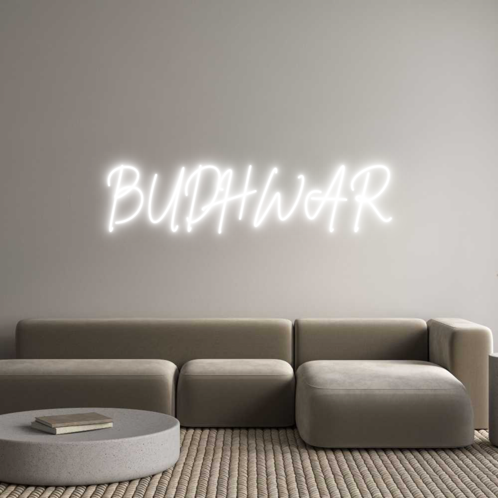 Custom Neon Sign Online Editor BUDHWAR