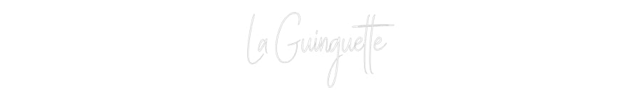 Custom Neon Sign Online Editor La Guinguette