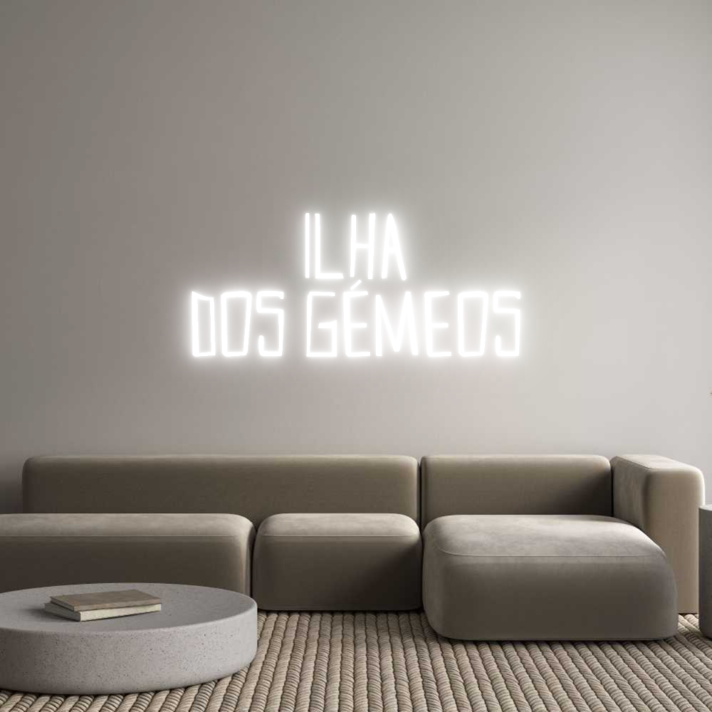 محرر إشارة النيون المخصص عبر الإنترنت Ilha
جوهرتان...