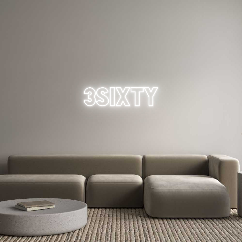 Custom Neon Sign Online Editor 3SIXTY