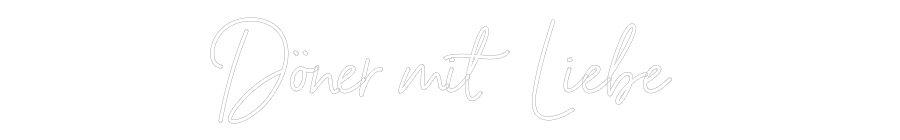 Custom Neon Sign Online Editor Döner mit Lie...