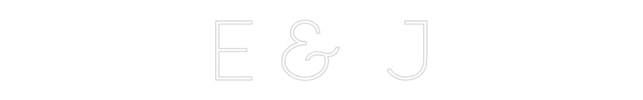 Benutzerdefinierter Neonschild-Online-Editor E & J