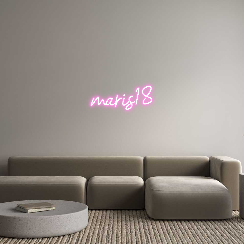 Editor on-line de letreiros de neon personalizados maris18