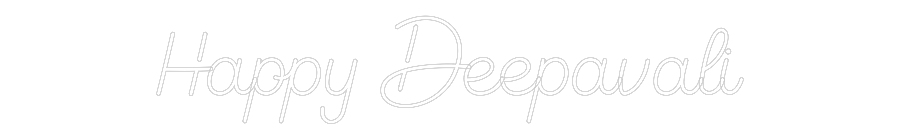 Custom Neon Sign Online Editor Happy Deepavali