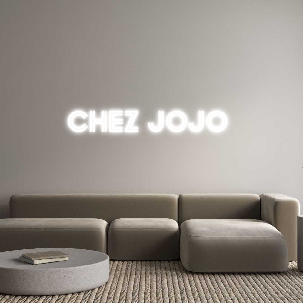 Custom Neon Sign Online Editor Chez Jojo