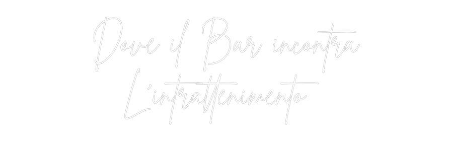 Custom Neon Sign Online Editor Dove il Bar i...