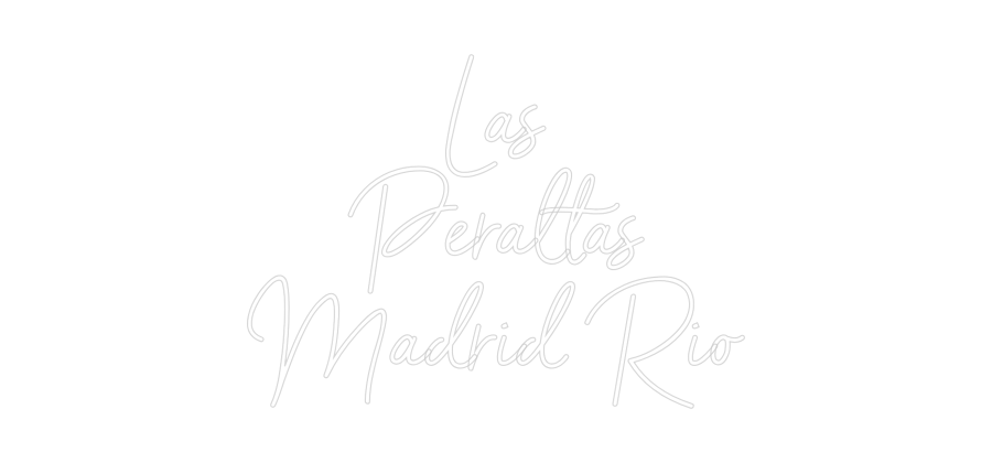 Editor en línea de letreros de neón personalizados Las
Peraltas...