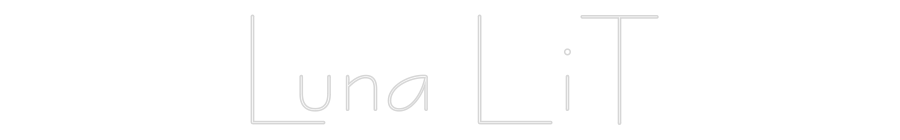 Custom Neon Sign Online Editor Luna LiT