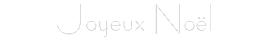 Custom Neon Sign Online Editor Joyeux Noël