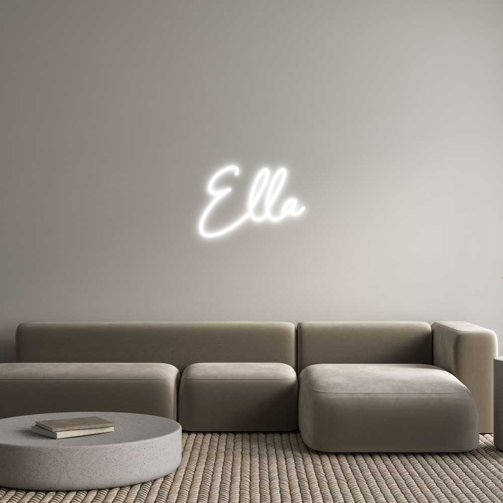 Custom Neon Sign Online Editor Ella