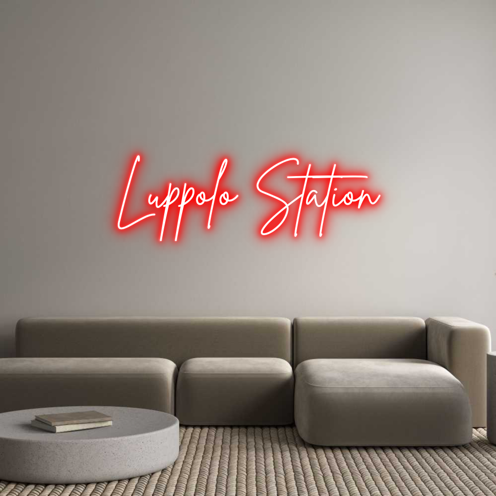 Custom Neon Sign Online Editor Luppolo Station