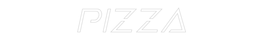 Custom Neon Sign Online Editor pizza