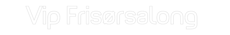 Custom Neon Sign Online Editor Vip Frisørsal...