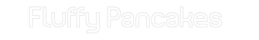 Custom Neon Sign Online Editor Fluffy Pancak...