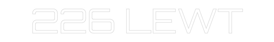 Custom Neon Sign Online Editor 226 LEWT