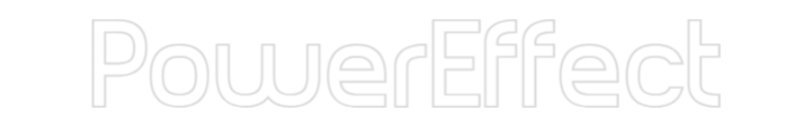 Aangepaste neonreclame online-editor PowerEffect