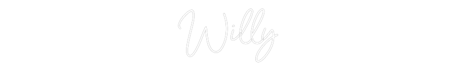 Custom Neon Sign Online Editor Willy