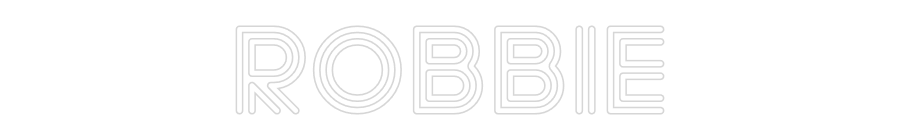 Custom Neon Sign Online Editor Robbie