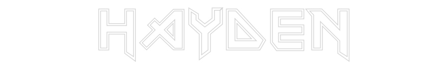 Custom Neon Sign Online Editor Hayden
