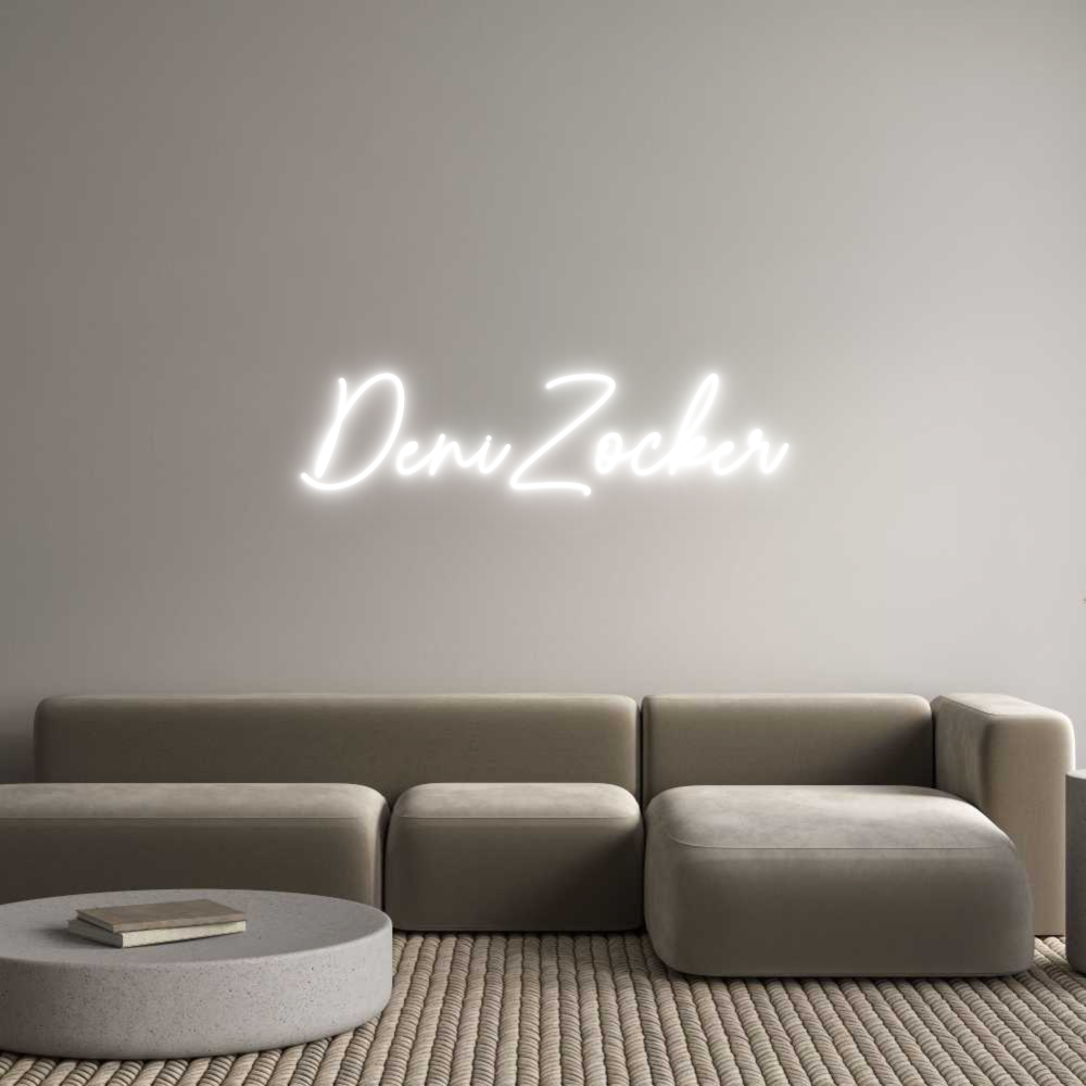 Custom Neon Sign Online Editor DeniZocker