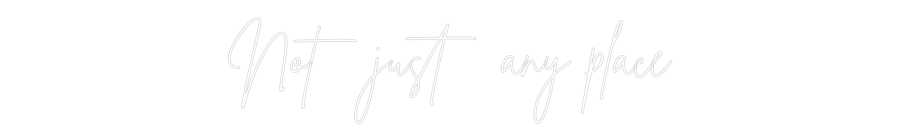 Brugerdefineret Neon Sign Online Editor Ikke hvilken som helst ...