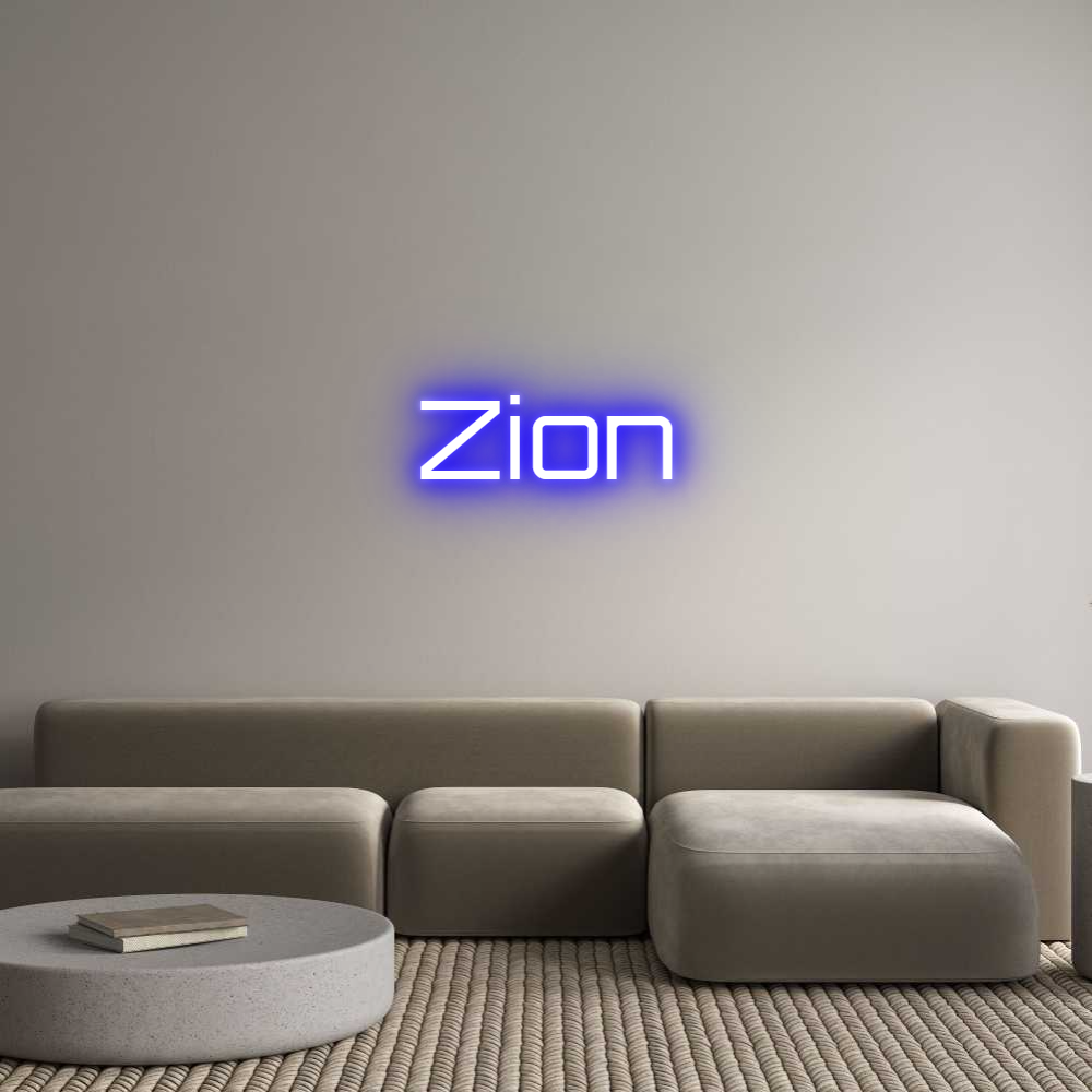 Custom Neon Sign Online Editor Zion